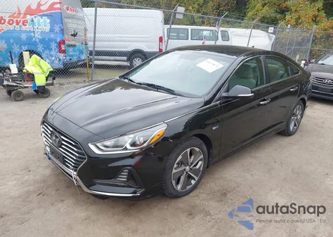 2019 Hyundai Sonata Plug-In Hybrid из США, поврежденный, VIN KMHE14L22KA091613